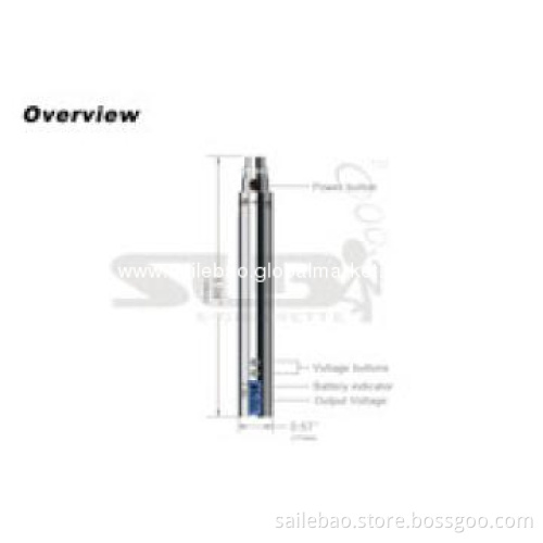hot sell variable volt ego v v2 with 650/1200mah